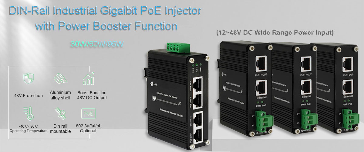 Iniettore Power Over Ethernet POE