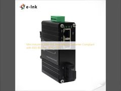 Mini Convertitore Media in Fibra PoE Industriale 30W Compatibile con IEEE 802.3at -40℃~75℃