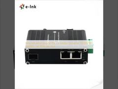Mini Convertitore Media Gigabit PoE++ Industriale 10/100/100 IEEE802.3bt 90W per Porta