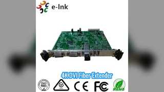Extender 4K DVI a fibra 10G SFP+ Montaggio su rack