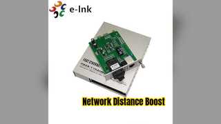 Il convertitore multimediale in fibra estende la rete di 2 km