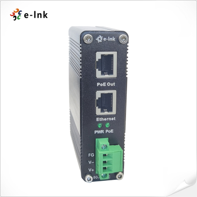 Industrial Gigabit PoE+ Injector, 80-320VDC Wide Input, -40 - 80°C