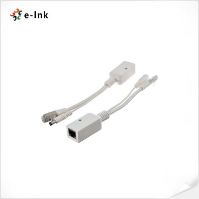 ABS Shielded Passive PoE Splitter Gigabit 10/100/1000M For IP Camera