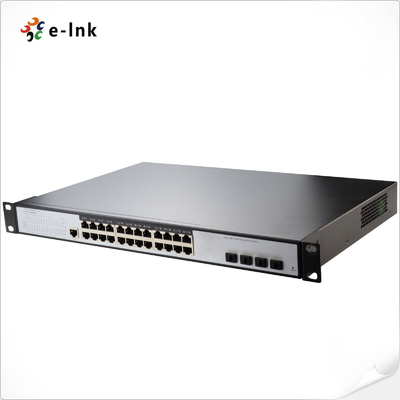 L3 Managed Ethernet Switch 24 Port 10 100 1000T Gigabit To 4 Port 10G SFP+