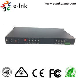 16CH AHD CVI TVI Over Fiber Converter , HD - AHD / HD - CVI / HD -TVI Optical Transceiver