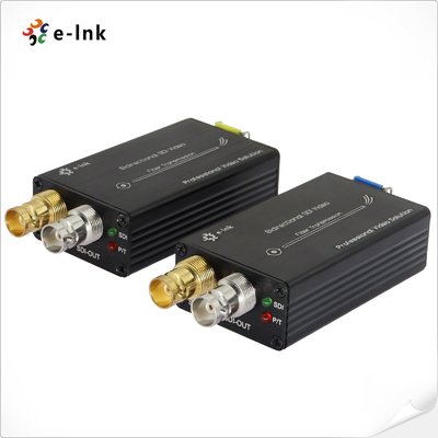 Bi-directional 3G-SDI Video Over Fiber Extender SMF LC 20KM Fiber Transmitter Receiver
