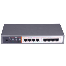 10 / 100 / 1000Mbps 8 ports Ethernet POE Switch , 220VAC Industrial Gigabit Switch IEEE802.3at