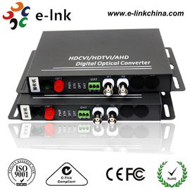 2CH BNC Connector HDMI Over Fiber Optic Extender Half Duplex SM / MM