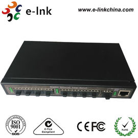 Modo misto/singolo di Gigabit Ethernet del commutatore a fibra ottica non gestito del hub