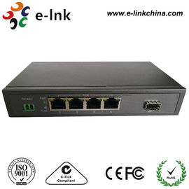 10 / fibra 100Mbps per ramare il commutatore di POE di Ethernet, commutatore di rete di POE di 4 porti