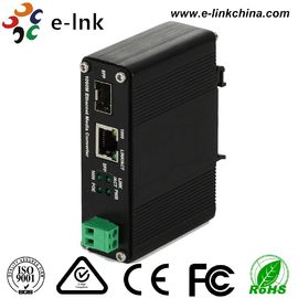 12 - 48 fibra industriale di singolo modo del convertitore di media di Ethernet di V 30W PoE singola
