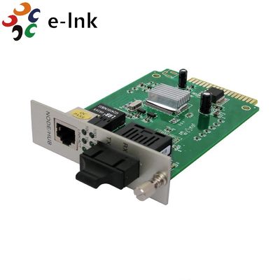 Convertitore di fibre multimediali con alimentatore incorporato 10/100M Multi-mode 2KM