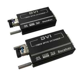 video manuale di 1.4km EDID DVI al convertitore della fibra mini singolo modo di 2K x di 4K 2 anni di garanzia