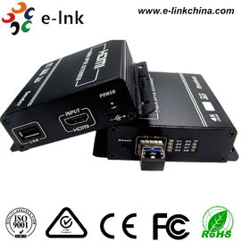 Intensità del colore a fibra ottica del bit del trasmettitore e del ricevitore 1080P 24 del topo HDMI della tastiera USB di KVM