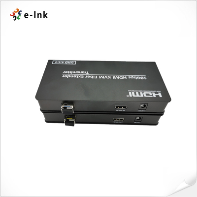 4K HDMI 2.0 KVM USB su estensore a fibra ottica