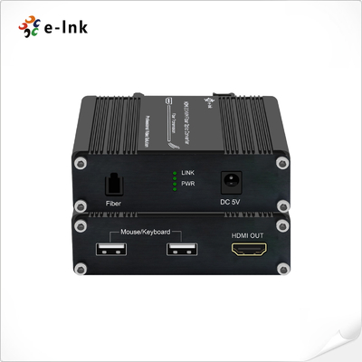 Mini 4K/60Hz HDMI 2.0 KVM USB su estensore a fibra ottica