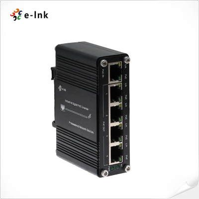 Extender PoE Gigabit 1-Ingresso 4-Uscite Industriale, IEEE 802.3at PoE+, Estensione 200m