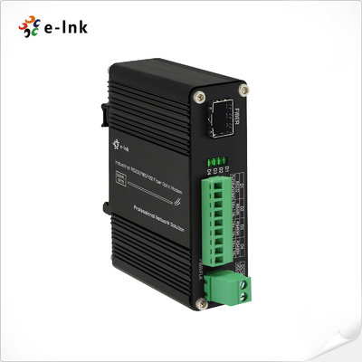 Modem Fibra Ottica SFP Seriale Industriale RS232/RS485/RS422 Montaggio su Guida DIN