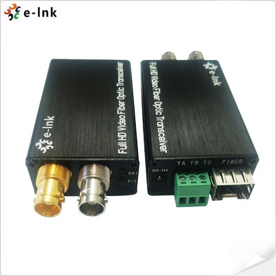 Mini 3G/HD-SDI al riempitivo del convertitore della fibra con la funzione del controllo o i dati RS485