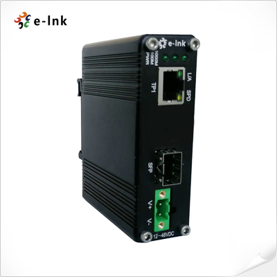 Convertitore di media di Ethernet di Mini Type Industrial Fiber Optic /1000M 10/100 48VDC